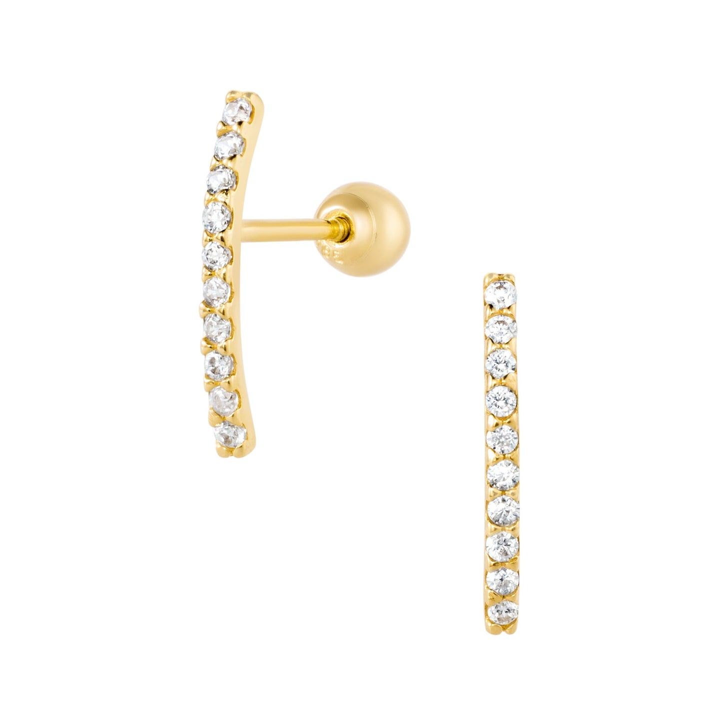 Solid Gold 14K - Chloé Earrings