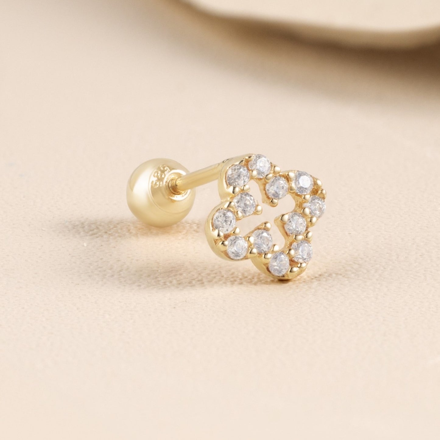 Solid Gold 14K - Hydrangeas Earrings