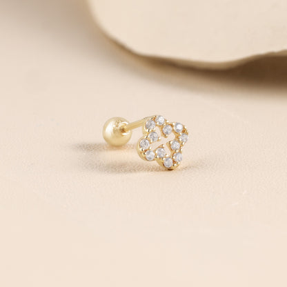 Solid Gold 14K - Hydrangeas Earrings